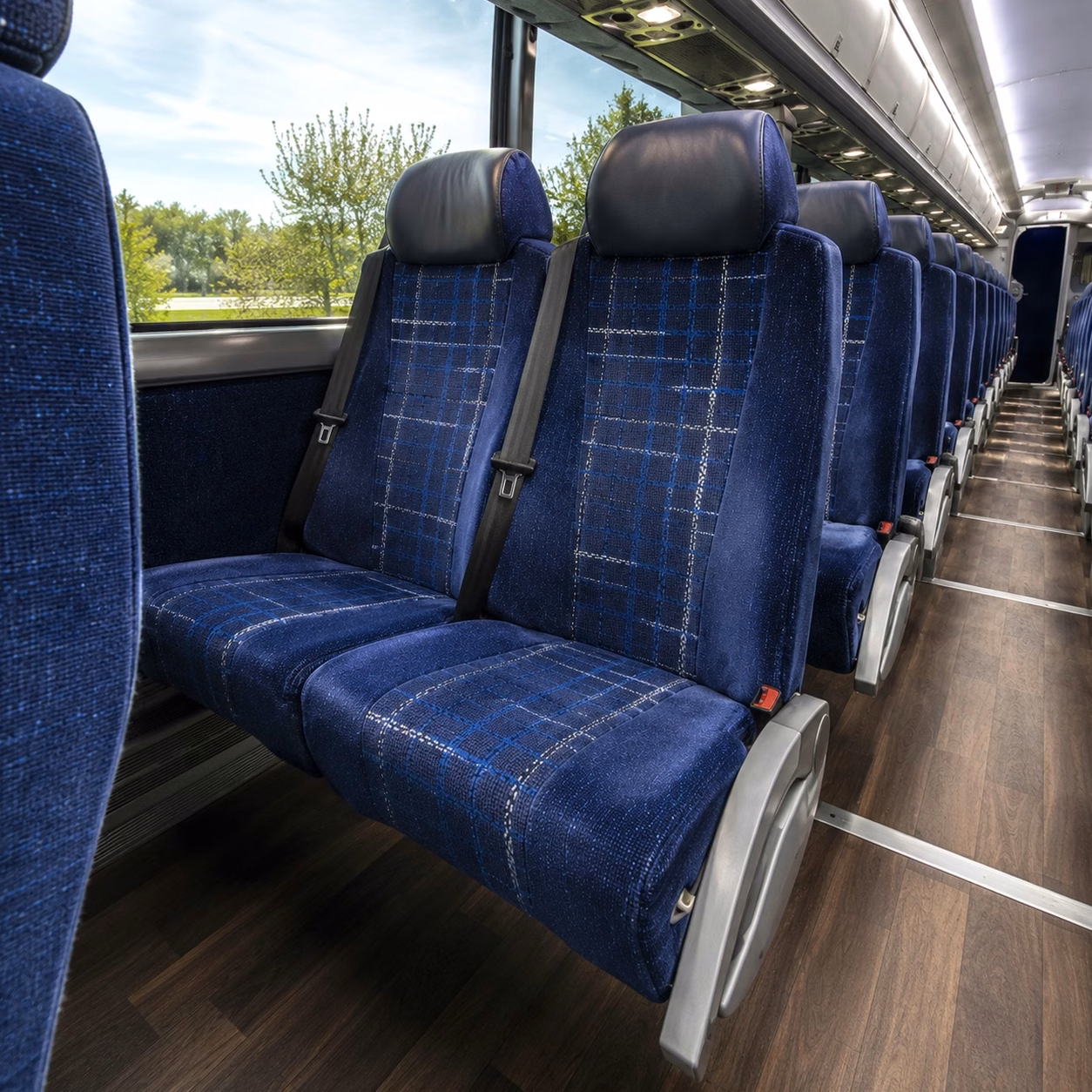 charter buses for large delray beach wedding guest lists