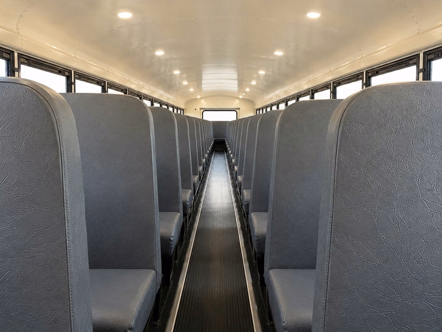school bus inside