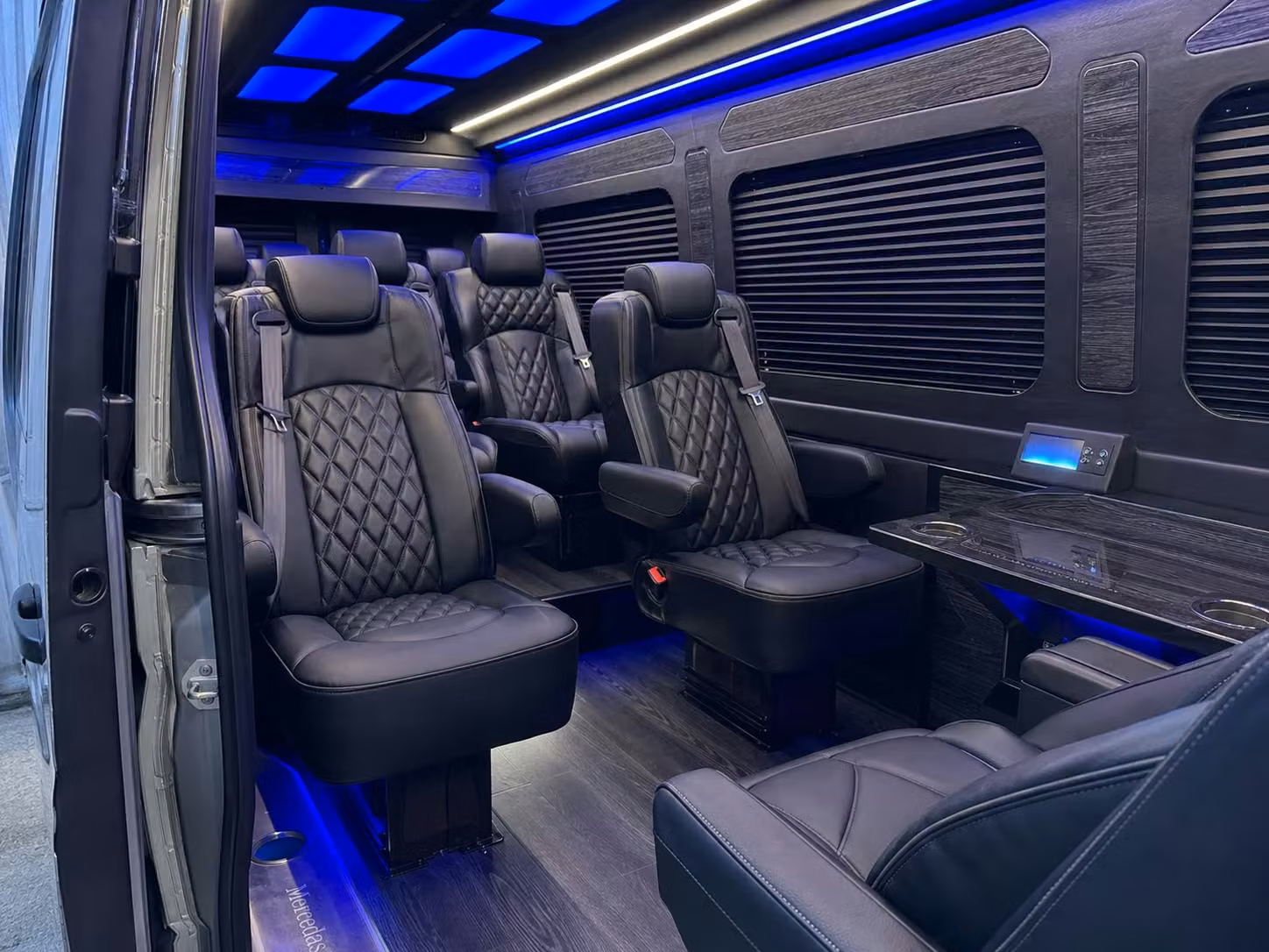 sprinter van transportation for groups and events across delray beach