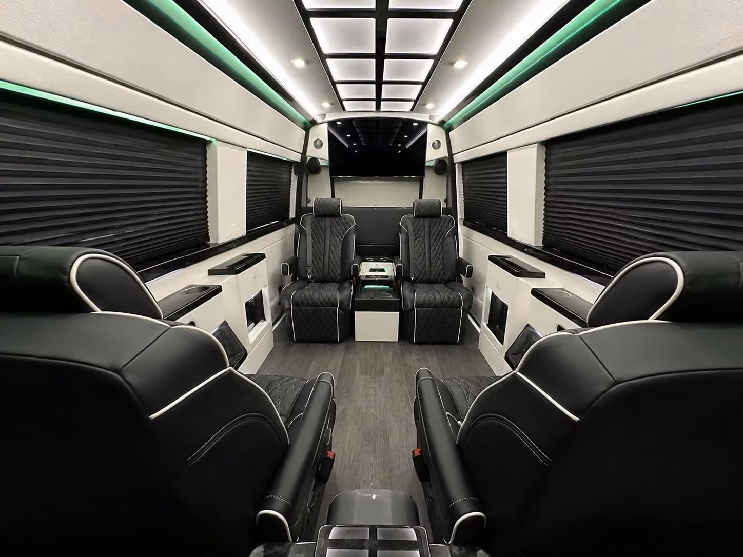 sprinter van with driver inside